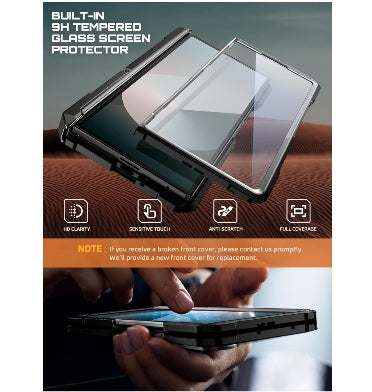 Supcase Samsung Galaxy Z Fold 7 Full Body Rugged Protective MagSafe Case Black product image 5