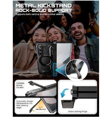 Supcase Samsung Galaxy Z Fold 7 Full Body Rugged Protective MagSafe Case Black product image 7