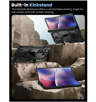 I-Blason Samsung Galaxy Z Fold 7 Premium Full Body Armorbox Protective Bumper Case Black product image 4