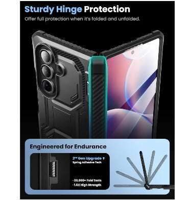 I-Blason Samsung Galaxy Z Fold 7 Premium Full Body Armorbox Protective Bumper Case Black product image 5