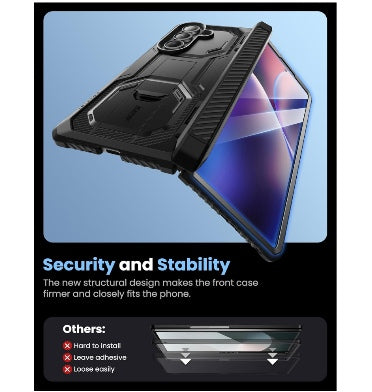 I-Blason Samsung Galaxy Z Fold 7 Premium Full Body Armorbox Protective Bumper Case Black product image 7