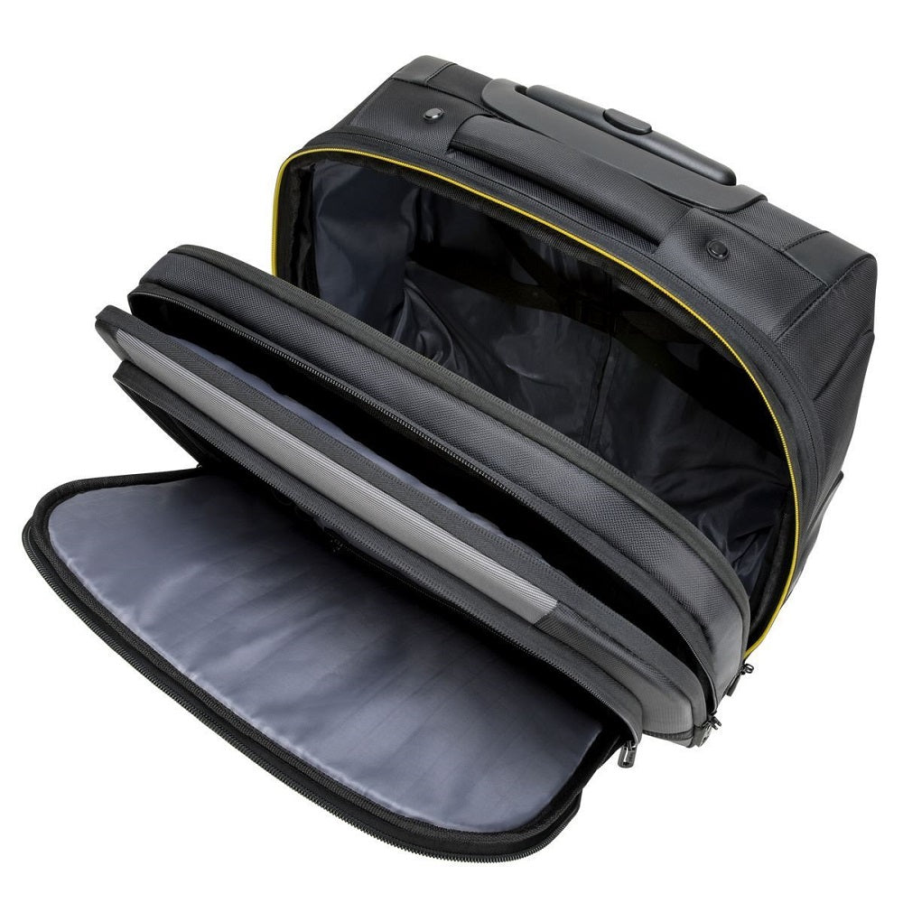 Targus CityGear 15-17.3″ Roller Laptop Case – Black (TCG717GL) — side view