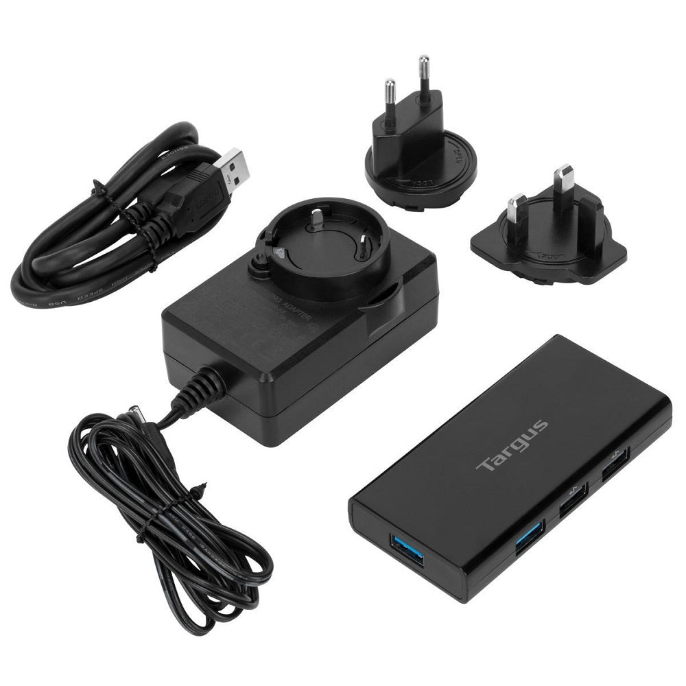 Targus USB 3.0 7-Port Powered Hub – Black (ACH225EU) image 1