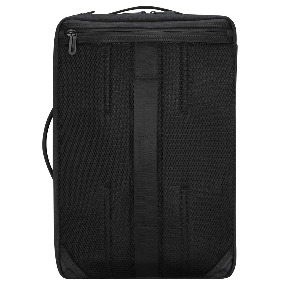 Targus Cypress EcoSmart 15.6” Convertible Backpack (TBB587GL) — in use