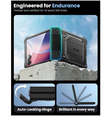 I-Blason Samsung Galaxy Z Flip 7 Premium Full Body Armorbox Protective Case Black product image 6
