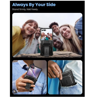 I-Blason Samsung Galaxy Z Flip 7 Premium Full Body Armorbox Protective Case Black product image 9