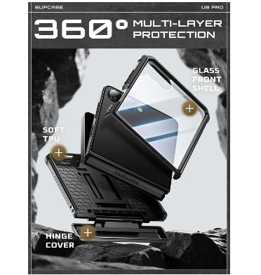 Supcase Samsung Galaxy Z Flip 7 Premium Full Body Protective Case Black product image 5