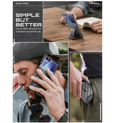 Supcase Samsung Galaxy Z Flip 7 Premium Full Body Protective Case Black product image 9