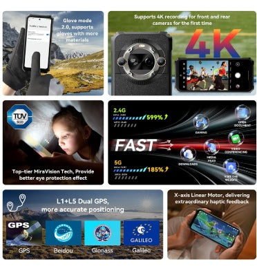 Blackview Bl9000 Pro 512gb/36gb Flir Rugged Phone Black product image 8