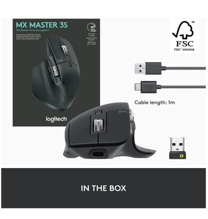 Logitech Mx Master 3s Wireless Mouse Graphite