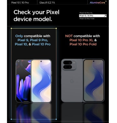 Spigen Google Pixel 10 / 10 Pro Premium Tempered Glass Screen Protector - Privacy 2pk product image 3
