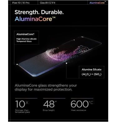 Spigen Google Pixel 10 / 10 Pro Premium Tempered Glass Screen Protector - Privacy 2pk product image 4