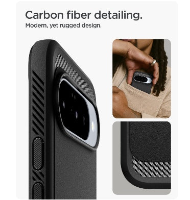 Spigen Google Pixel 10 / 10 Pro Premium Rugged Armor MagSafe Case Black product image 5