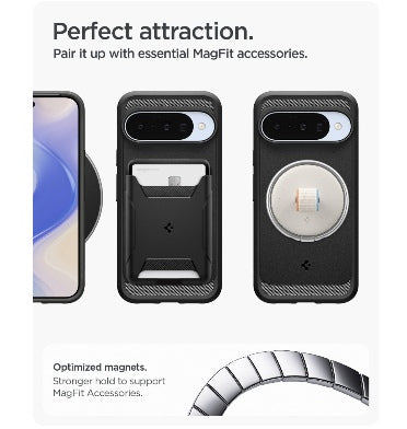 Spigen Google Pixel 10 / 10 Pro Premium Rugged Armor MagSafe Case Black product image 8