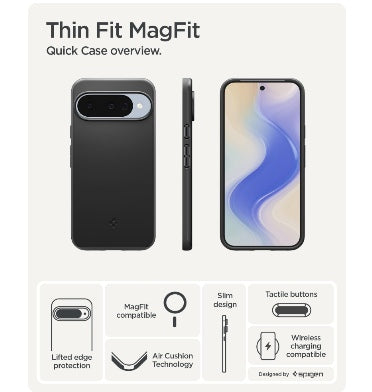 Spigen Google Pixel 10 / 10 Pro Premium Slim Thin Fit MagSafe Case Black product image 4