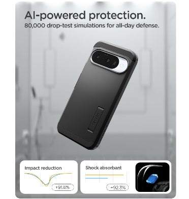 Spigen Google Pixel 10 / 10 Pro Premium Tough Armor MagSafe Case Black product image 6