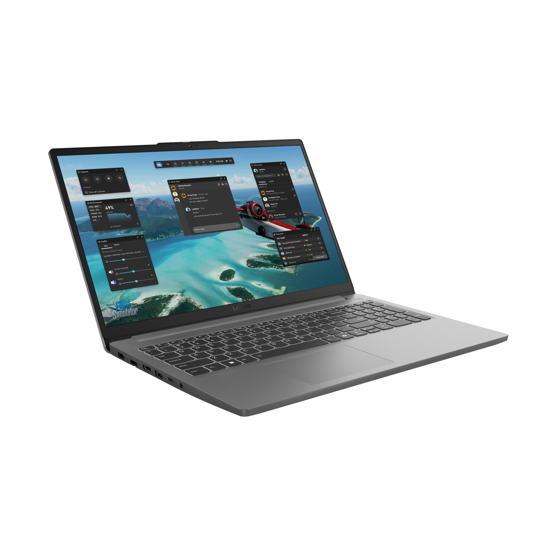 Lenovo LOQ 15 Ryzen 7 7735HS 16GB RAM & 512GB SSD RTX 4050 laptop image 2