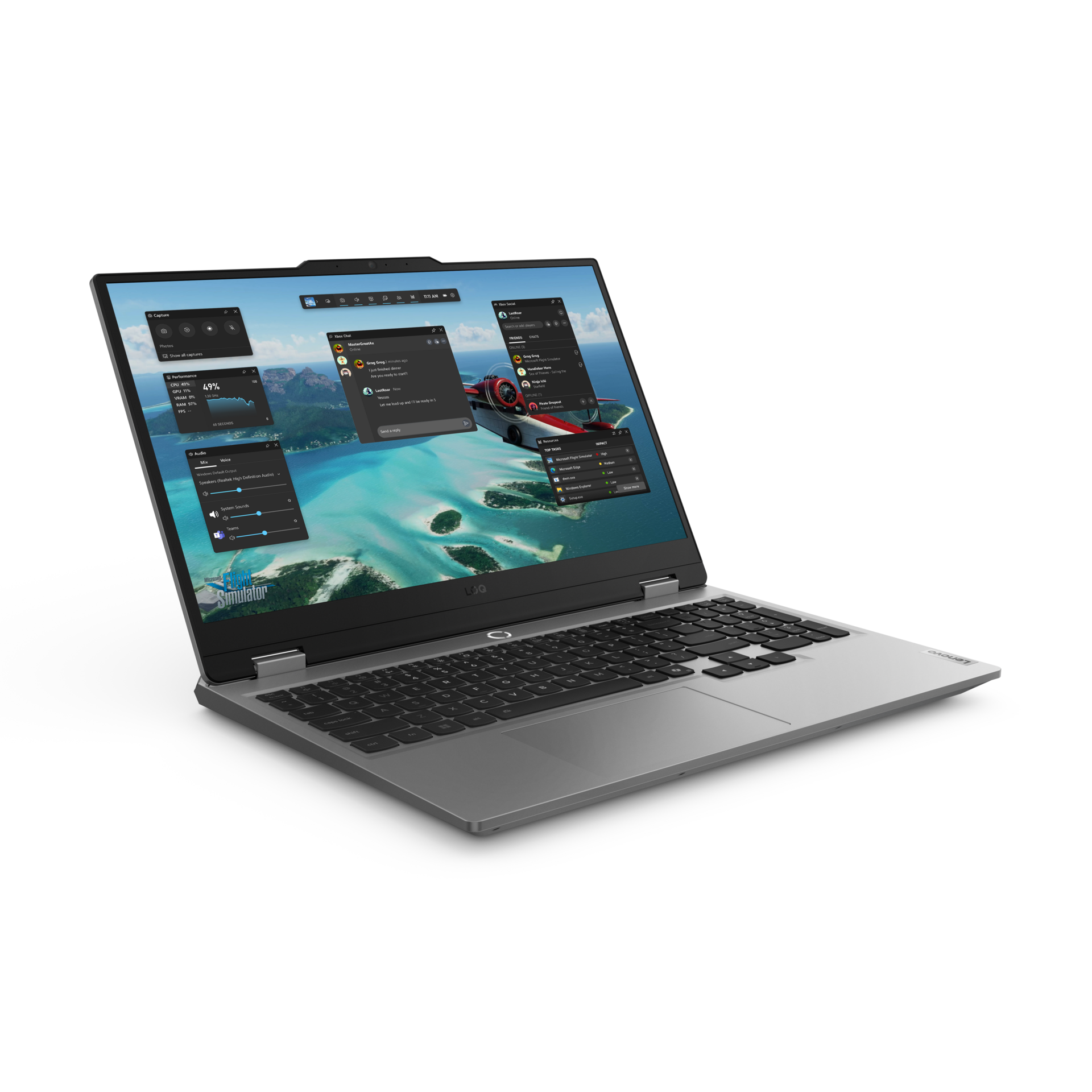 Lenovo LOQ 15 Intel Core i7 14700HX 16GB RAM & 1TB SSD RTX 5050 laptop image 2