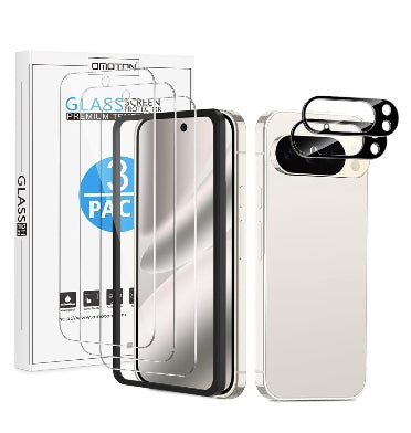 Omotion Google Pixel 10 Pro Premium Tempered Glass Screen And Camera Lens Protector 5pk product image 1