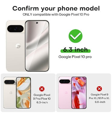 Omotion Google Pixel 10 Pro Premium Tempered Glass Screen And Camera Lens Protector 5pk product image 2
