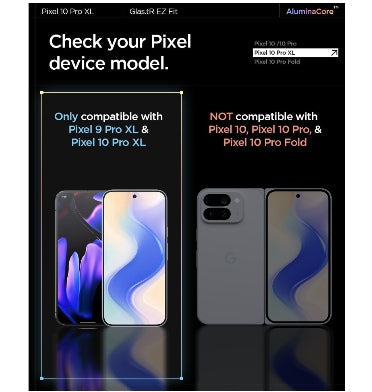 Spigen Google Pixel 10 Pro Xl Premium Tempered Glass Screen Protector - Privacy 2pk product image 2