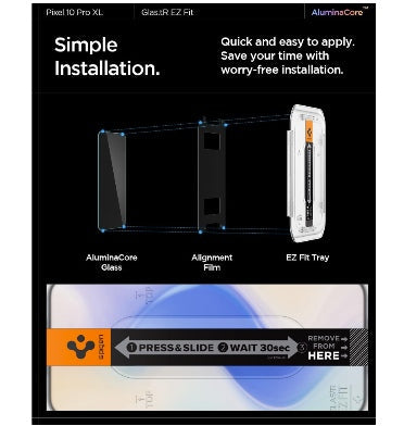 Spigen Google Pixel 10 Pro Xl Premium Tempered Glass Screen Protector - Privacy 2pk product image 5
