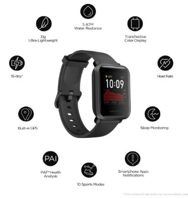 Xiaomi Huami Amazfit Bip S Black product image 2