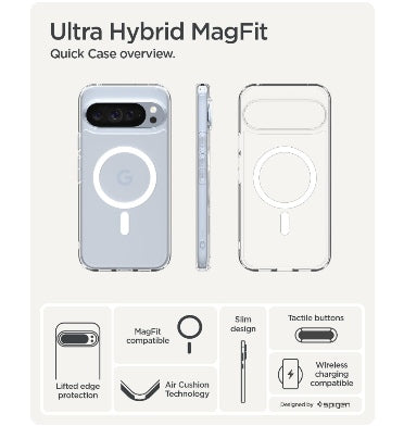 Spigen Google Pixel 10 Pro Xl Premium Slim Ultra Hybrid MagSafe Case Clear product image 4