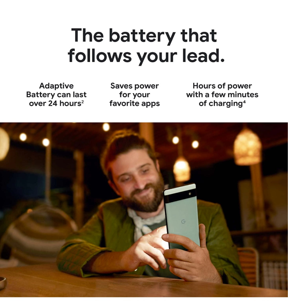 Google Pixel 6a 128gb/6gb Chalk product image 3