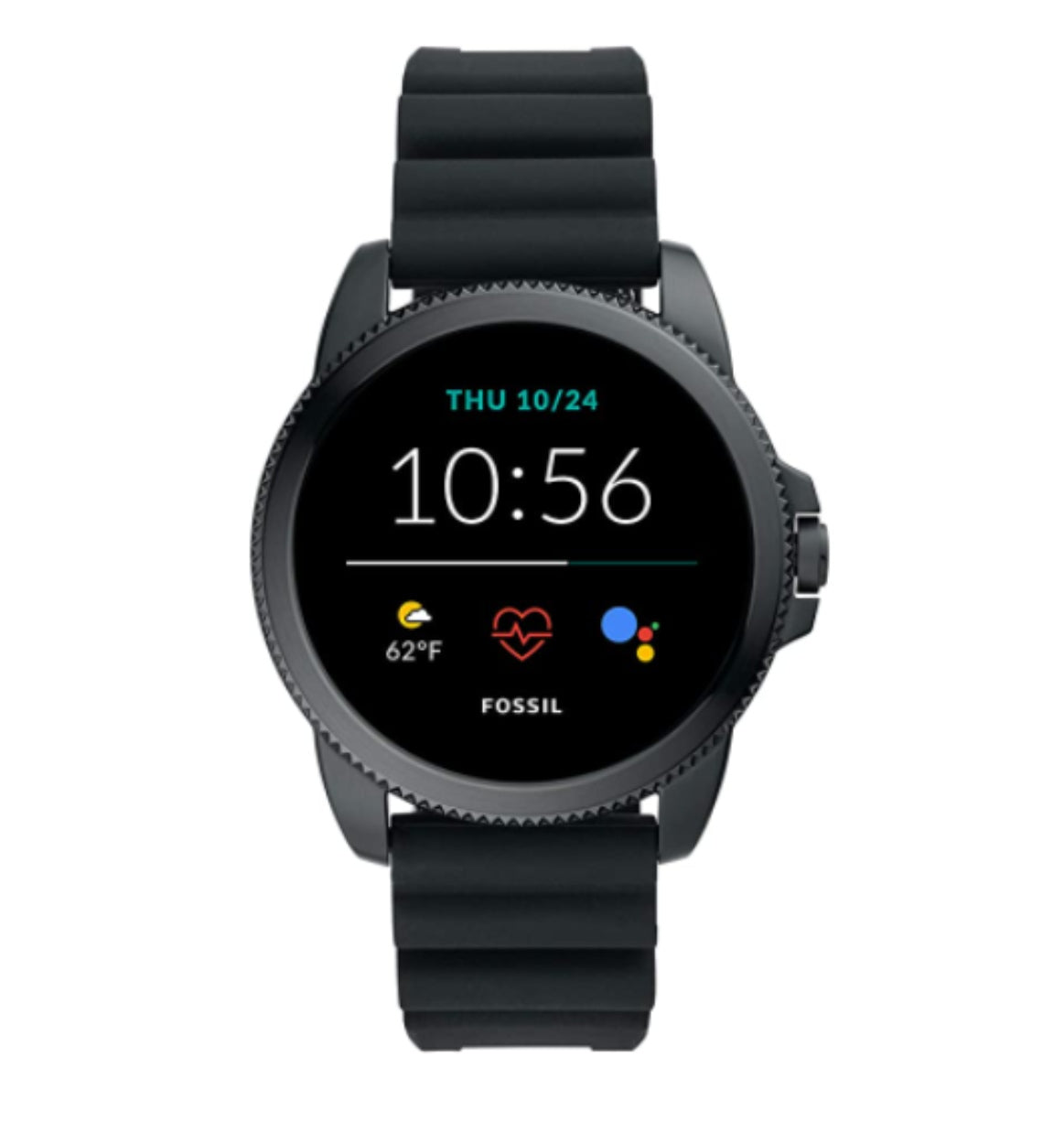 Fossil Gen 5e Smartwatch Black Silicone (2021) product image 1