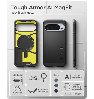 Spigen Google Pixel 10 Pro Xl Premium Tough Armor MagSafe Case Black product image 4