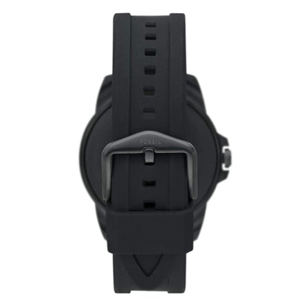 Fossil Gen 5e Smartwatch Black Silicone (2021) — side view