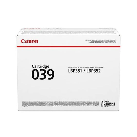 Genuine Canon 039 Black Toner Cartridge (0287C001AA) image 1