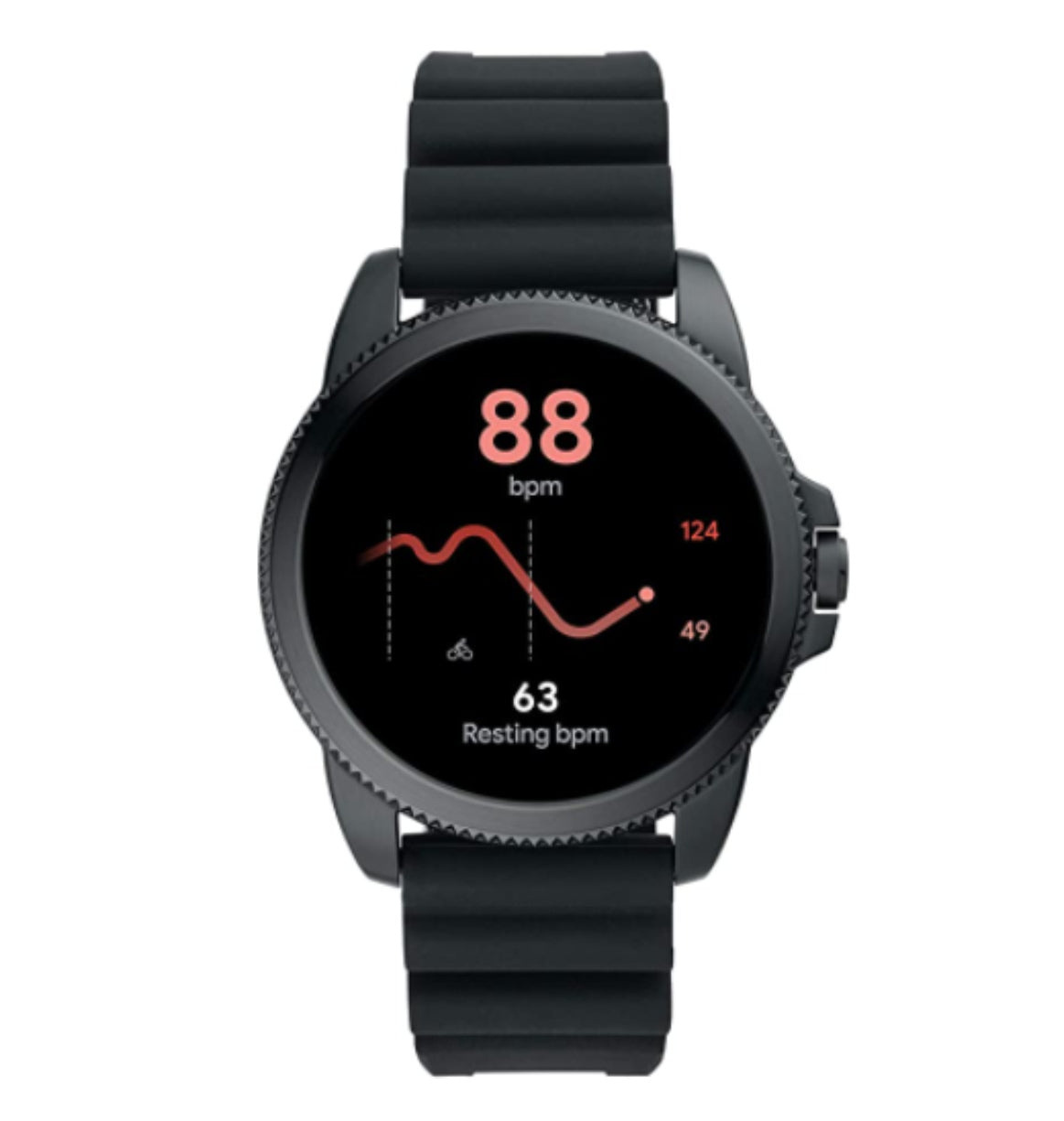 Fossil Gen 5e Smartwatch Black Silicone (2021) product image 4
