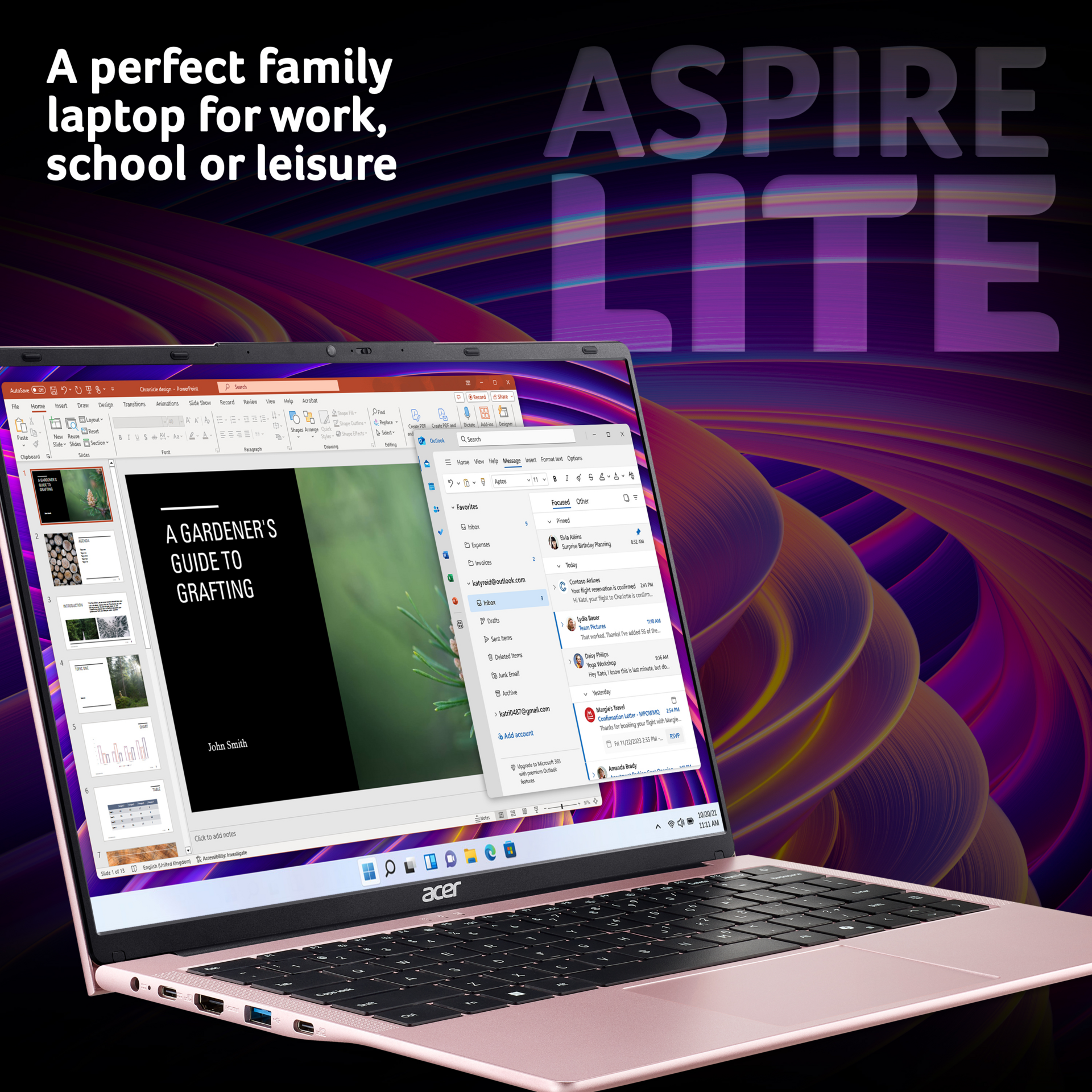 Acer AspLite 14 Core 3-N355 8 256 laptop image 10