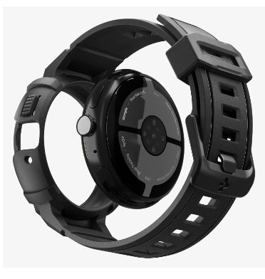 Spigen Google Pixel Watch 4 Premium Rugged Armor Pro Case 45mm Black With Charger Stand product image 4