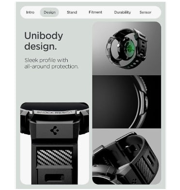 Spigen Google Pixel Watch 4 Premium Rugged Armor Pro Case 41mm Black With Charger Stand product image 6