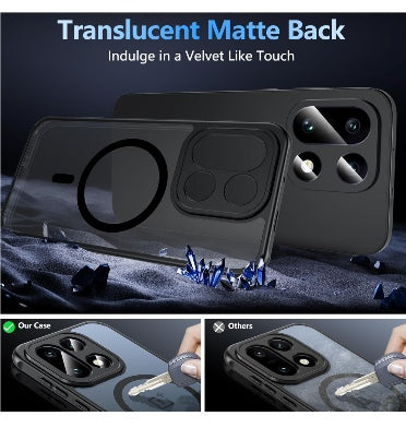 Oneplus 15 Premium Slim MagSafe Translucent Bumper Case Matte Black product image 5
