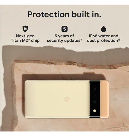 Google Pixel 6 Pro 256gb/12gb Cloudy White — in use