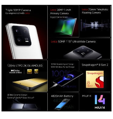 Xiaomi 13 Pro 512gb/12gb Ceramic Black product image 4