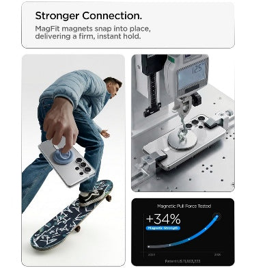 Spigen Samsung Galaxy S26 Ultra Premium Slim Ultra Hybrid MagSafe Case Clear product image 7