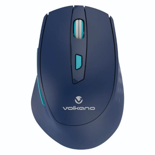 Volkano Chrome Series 2.4Ghz Wireless Ergonomic Blue Mouse (VK-20234-BL) image 1