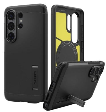 Spigen Samsung Galaxy S26 Ultra Premium Tough Armor MagSafe Case Black product image 1