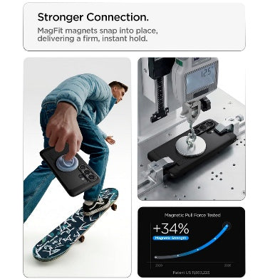 Spigen Samsung Galaxy S26 Ultra Premium Tough Armor MagSafe Case Black product image 3