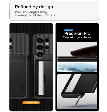 Spigen Samsung Galaxy S26 Ultra Premium Slim Armor Card Case Black product image 4