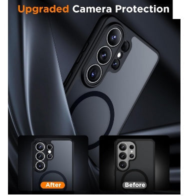 Fntcase Samsung Galaxy S26 Ultra Premium MagSafe Case Translucent Frosted Black product image 6