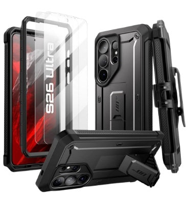 Supcase Samsung Galaxy S26 Ultra Full Body Rugged Protective Case Black product image 1