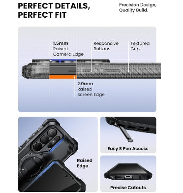 I-Blason Samsung Galaxy S26 Ultra Premium Full Body Armorbox MagSafe Case Black product image 8