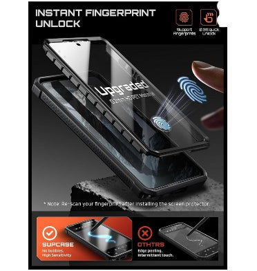 Supcase Samsung Galaxy S26 Ultra Full Body Rugged MagSafe Protective Case Aramid Black product image 9