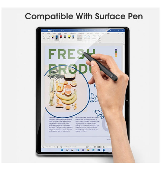Sparin Microsoft Surface Pro 9/8/X Tempered Glass Screen Protector 3pk product image 2
